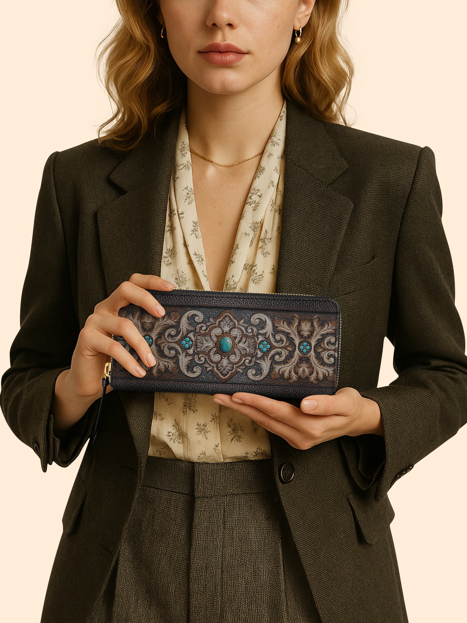 Ranch Bloom Slimline Zippy Wallet LB0XD025