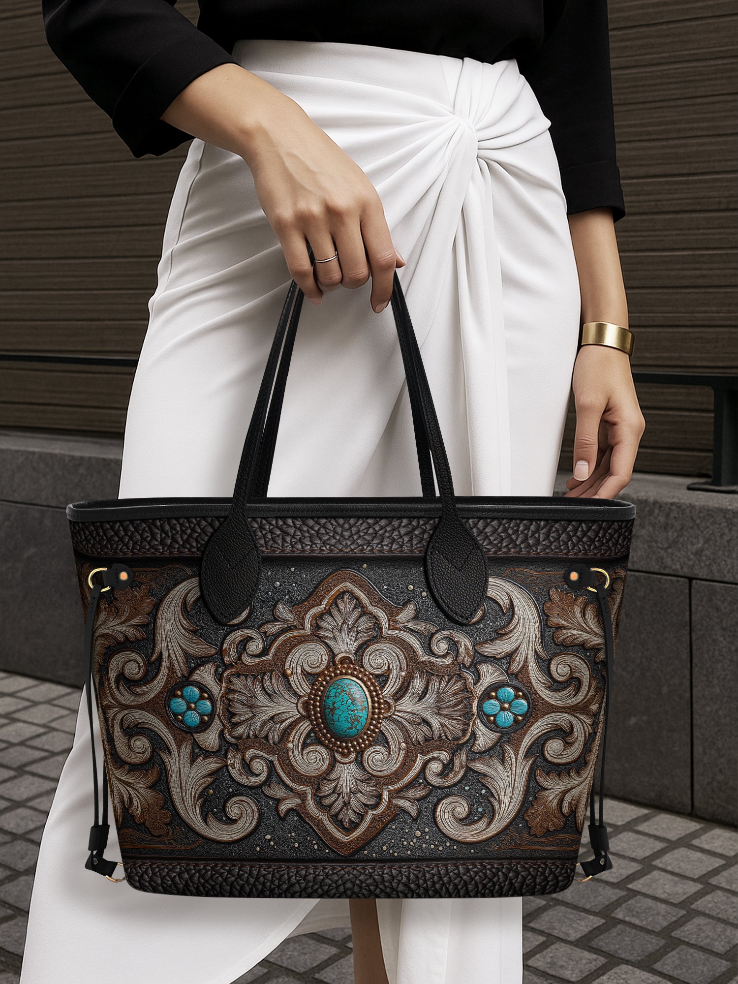 Ranch Bloom Classic Shopper Tote LB0XD020