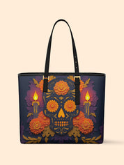 Lit Offering Sleek Leather Tote LB0TD023