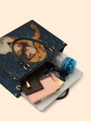 Madonna of Tenderness Premium Leather Handbag LB0HH015