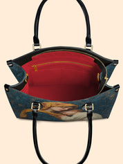 Madonna of Tenderness Premium Leather Handbag LB0HH015