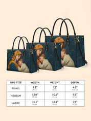Madonna of Tenderness Premium Leather Handbag LB0HH015