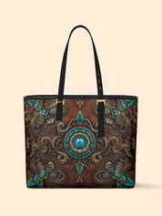 Desert Jewel Sleek Leather Tote LB0XD001