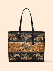 Ornate Frontier Sleek Leather Tote LB0XD002