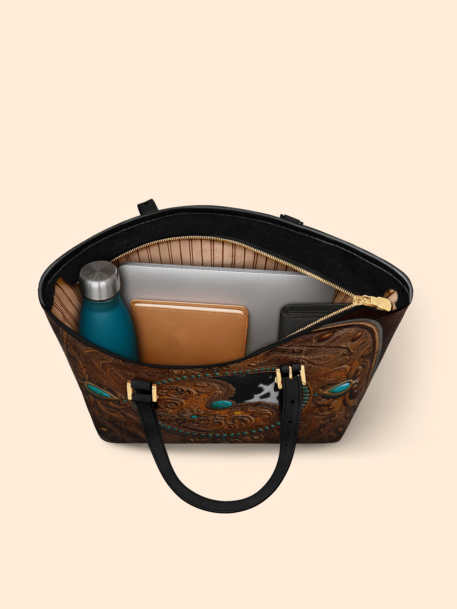 Sacred Saddle Sleek Leather Tote LB0XD003