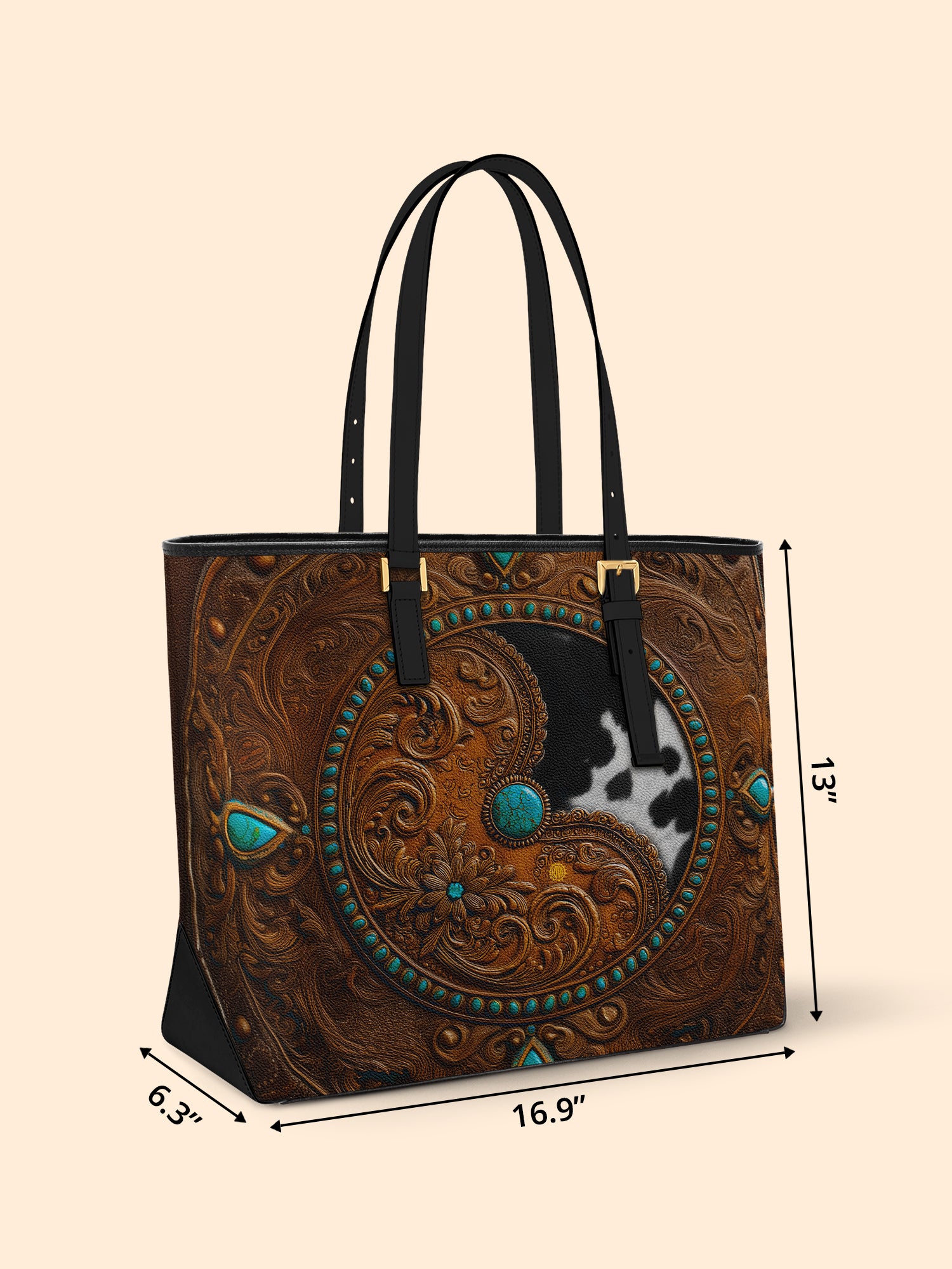 Sacred Saddle Sleek Leather Tote LB0XD003