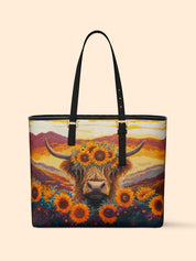 Mountain Charm Sleek Leather Tote LB0TD006