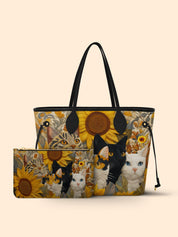 Meow Rushmore of Sunflower Cats Classic Shopper Tote LB0HH001