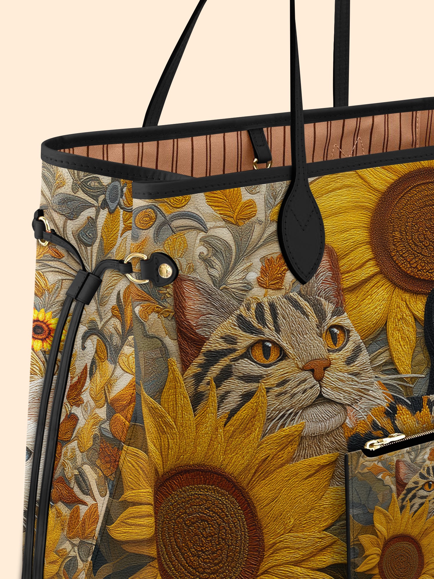 Meow Rushmore of Sunflower Cats Classic Shopper Tote LB0HH001