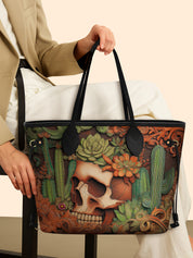 Cactus Bloom Classic Shopper Tote LB0XD007