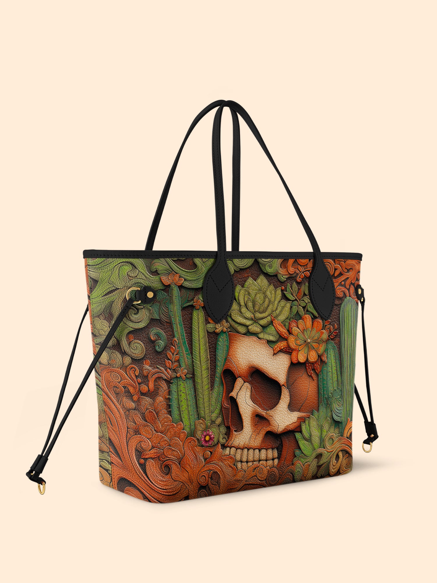 Cactus Bloom Classic Shopper Tote LB0XD007