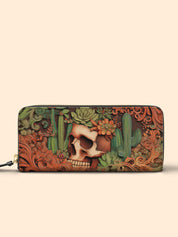 Cactus Bloom Slimline Zippy Wallet LB0XD014