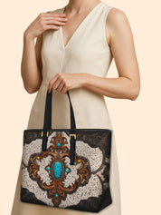 Heirloom Vale Sleek Leather Tote LB0XD018