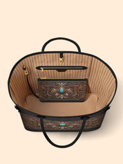 Azura Crest Classic Shopper Tote LB0XD015