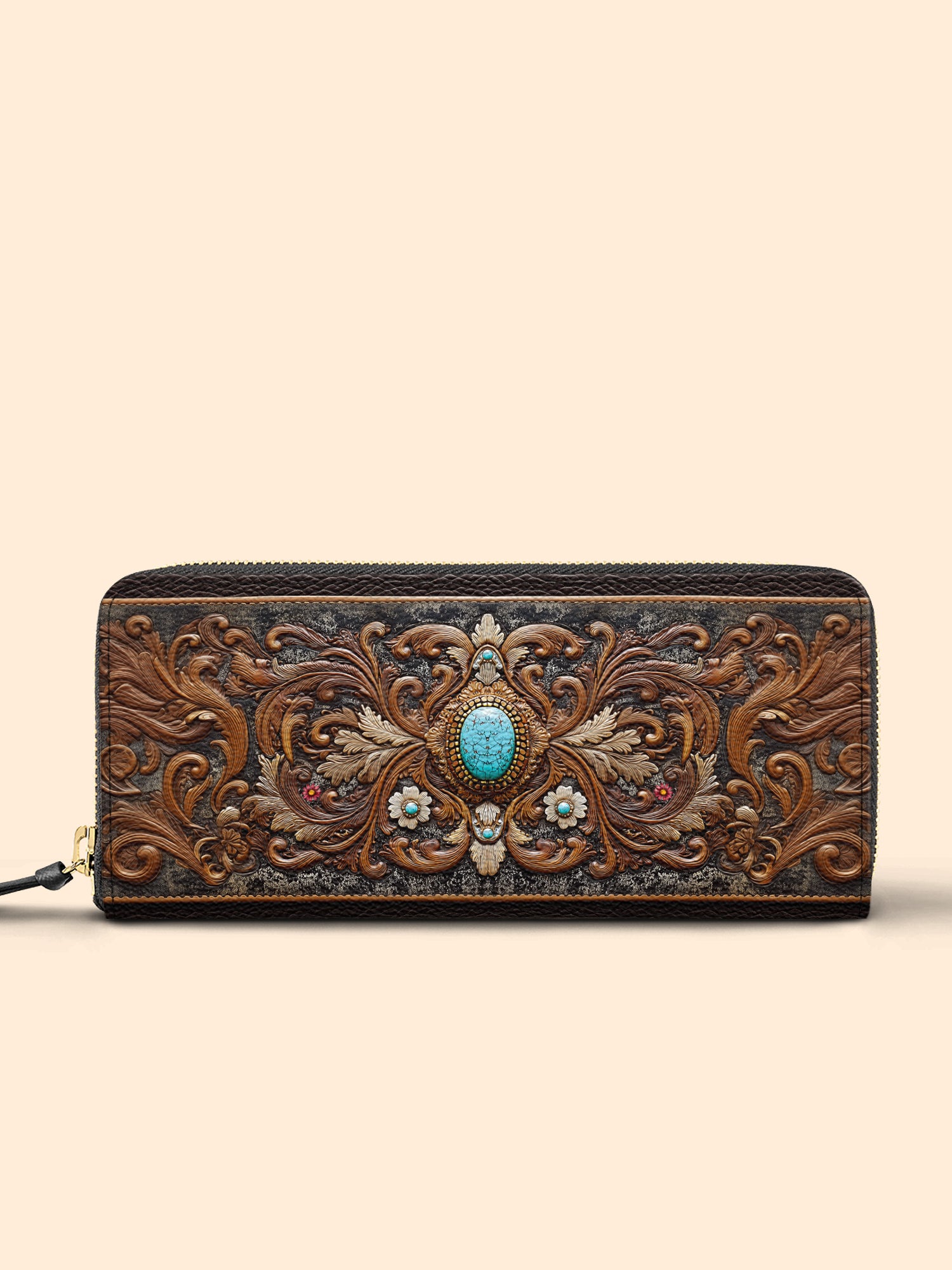 Azura Crest Slimline Zippy Wallet LB0XD023