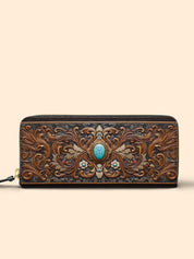 Azura Crest Slimline Zippy Wallet LB0XD023
