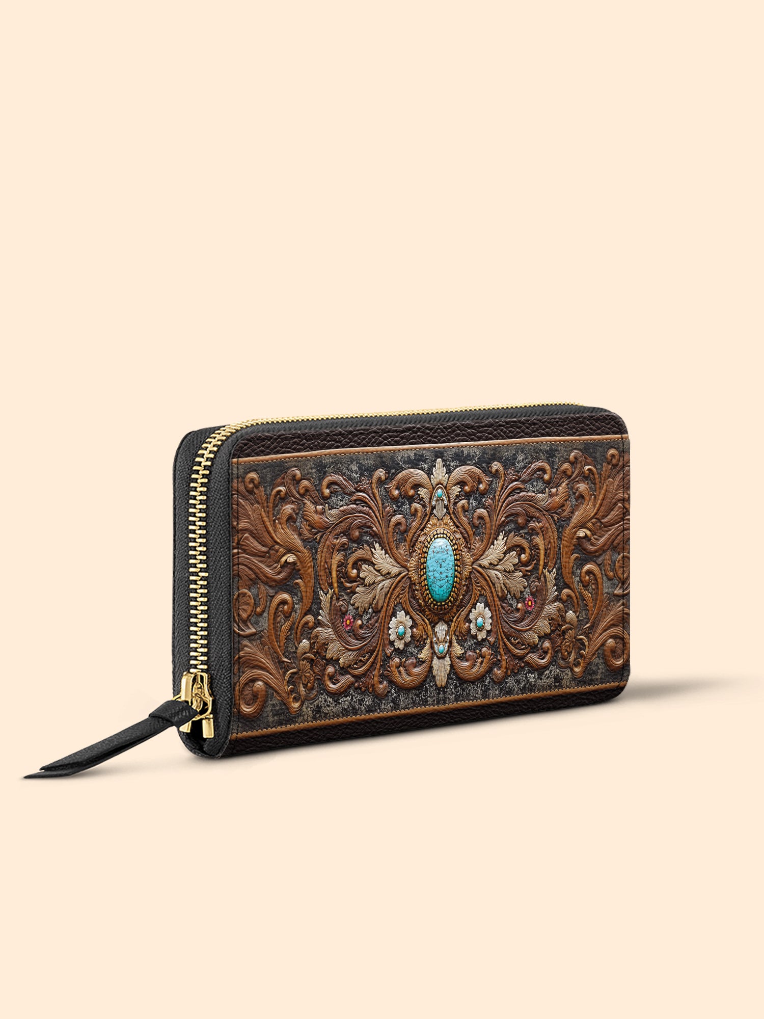 Azura Crest Slimline Zippy Wallet LB0XD023