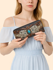Lacewood Mesa Slimline Zippy Wallet LB0XD024