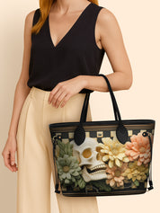 Sepulchra Bloom Classic Shopper Tote LB0XD027