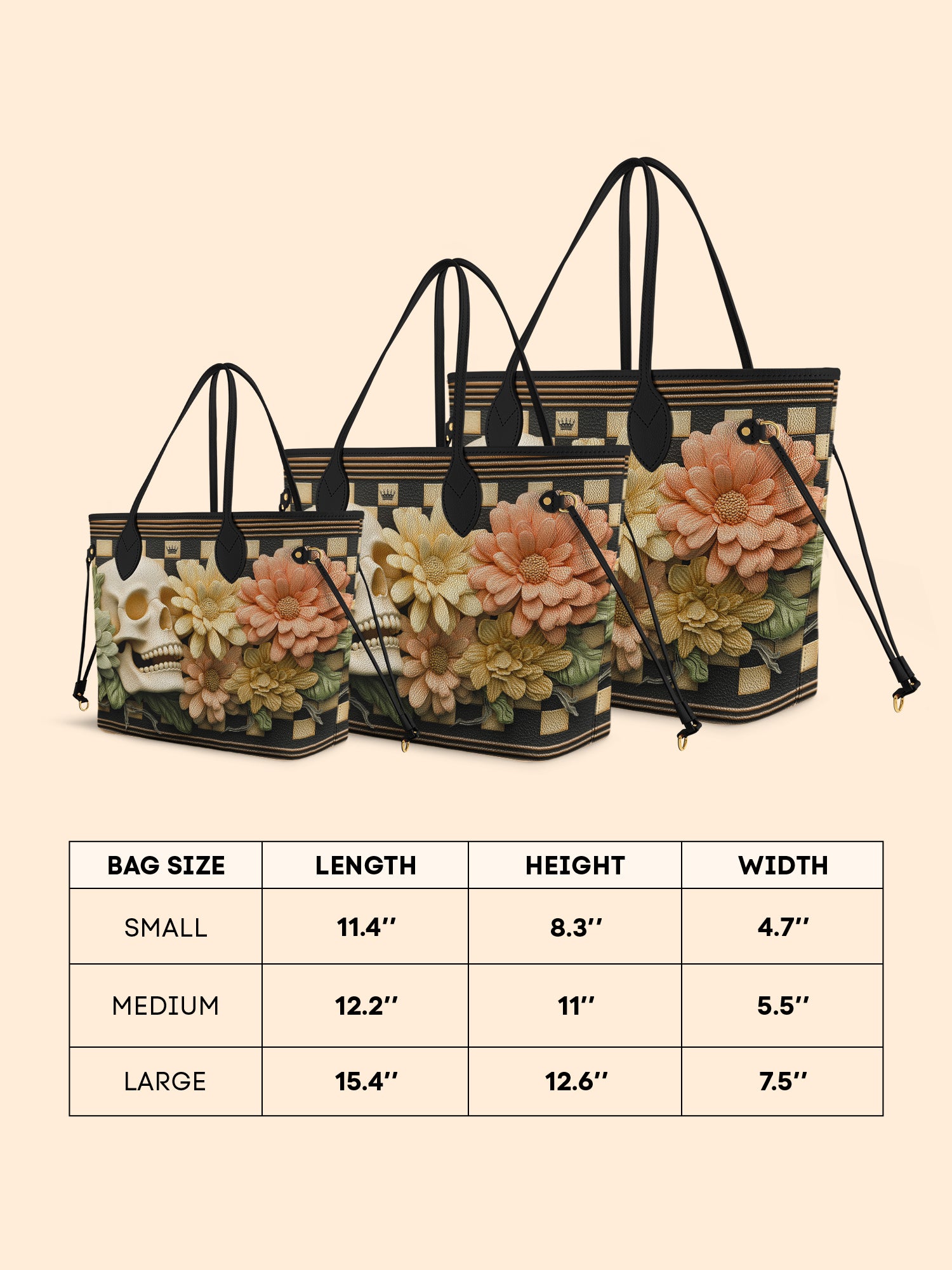Sepulchra Bloom Classic Shopper Tote LB0XD027