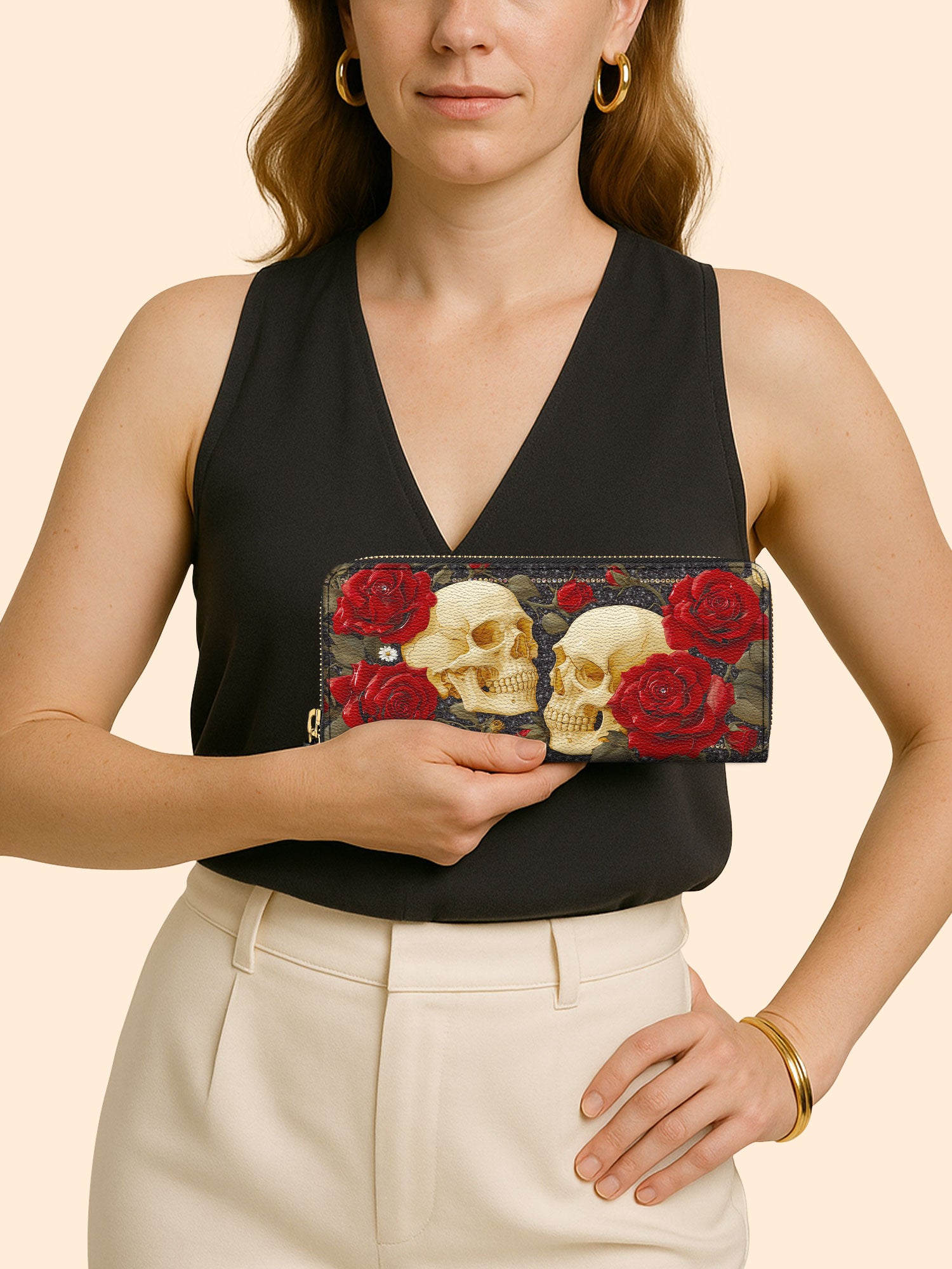 Enchanted Bone Slimline Zippy Wallet LB0XD048