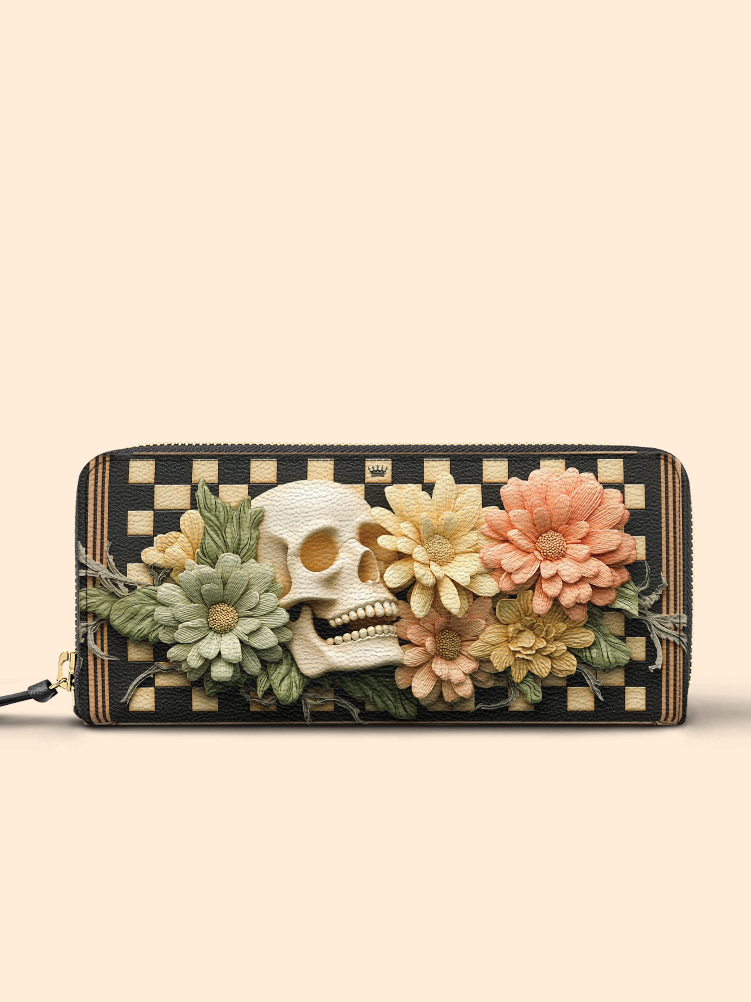 Sepulchra Bloom Slimline Zippy Wallet LB0XD034