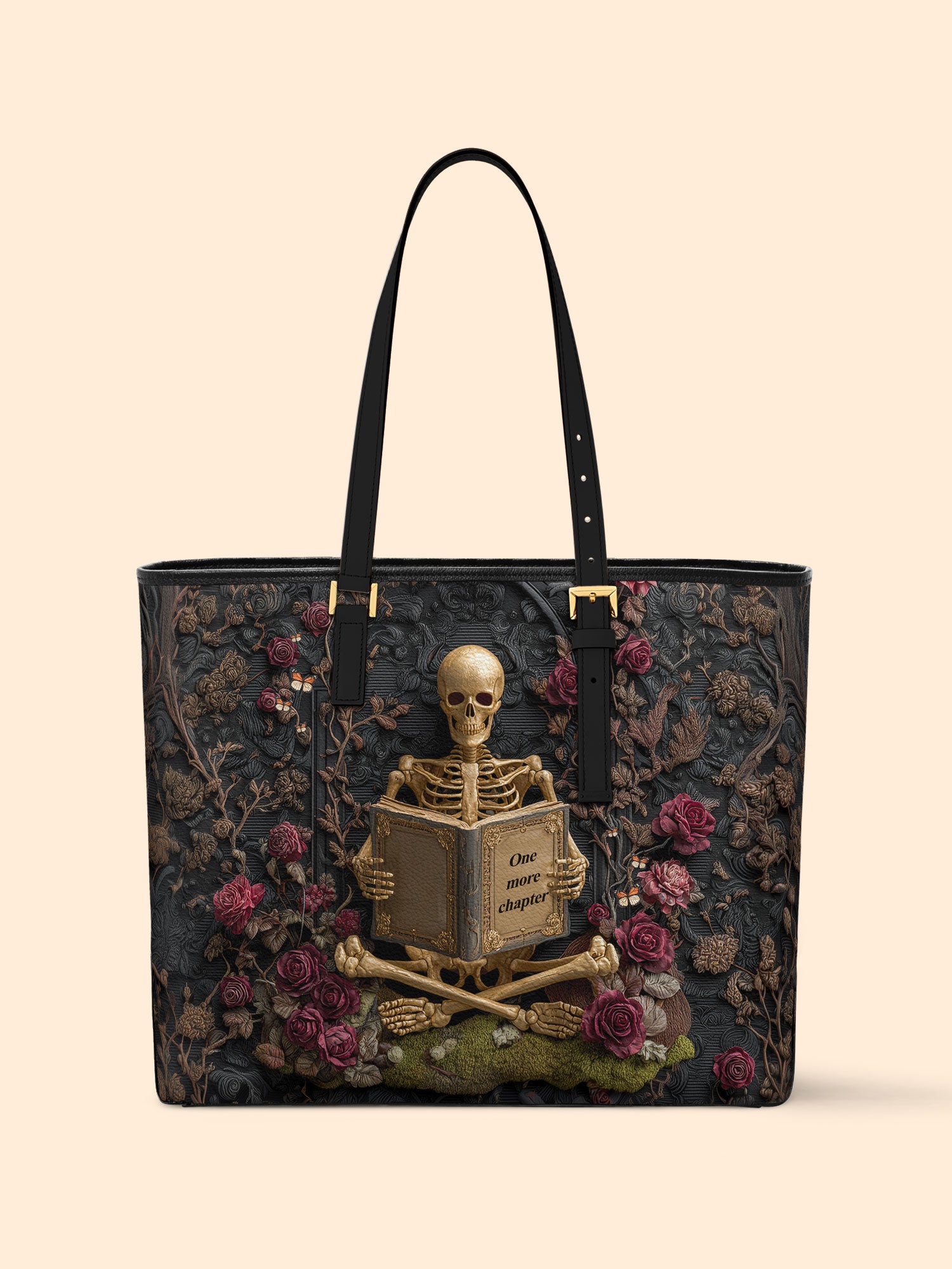 One More Chapter Sleek Leather Tote LB0TD027