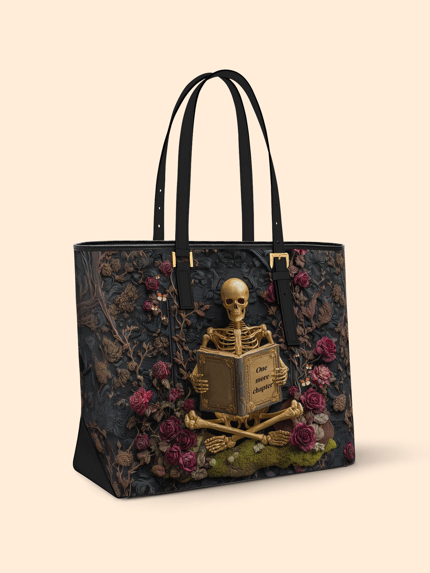 One More Chapter Sleek Leather Tote LB0TD027
