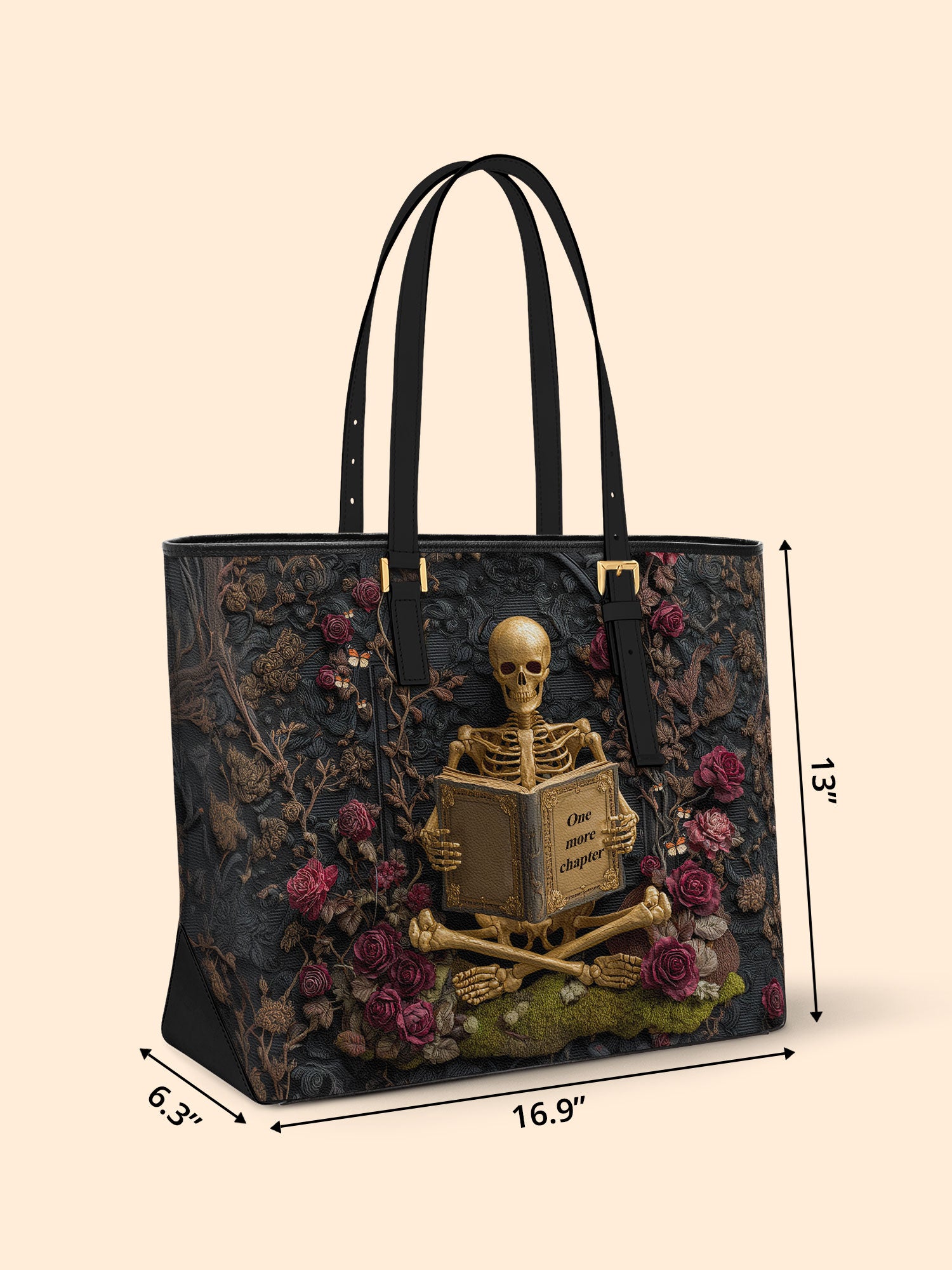 One More Chapter Sleek Leather Tote LB0TD027