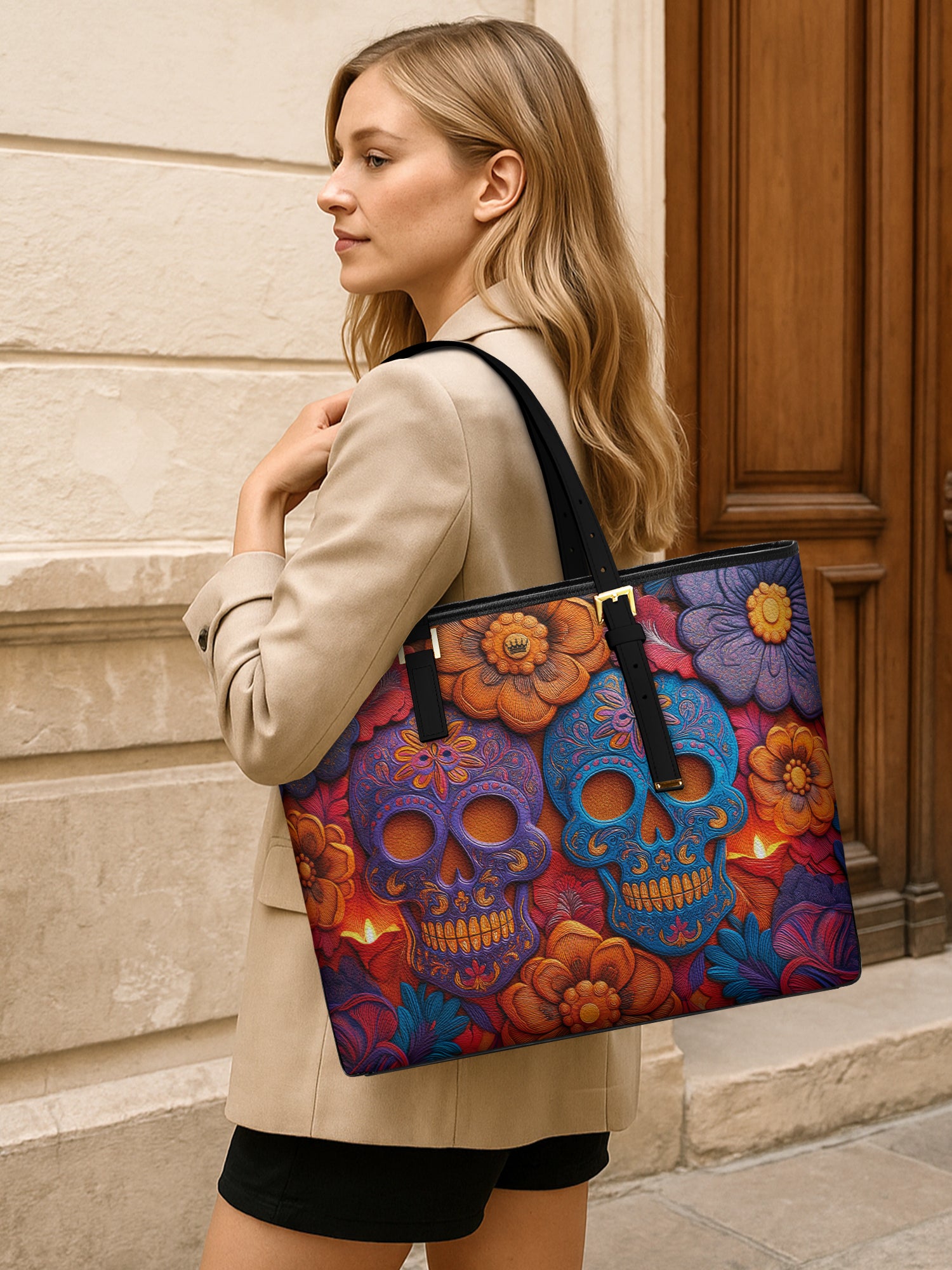 Soul Flame Sleek Leather Tote LB0TD015