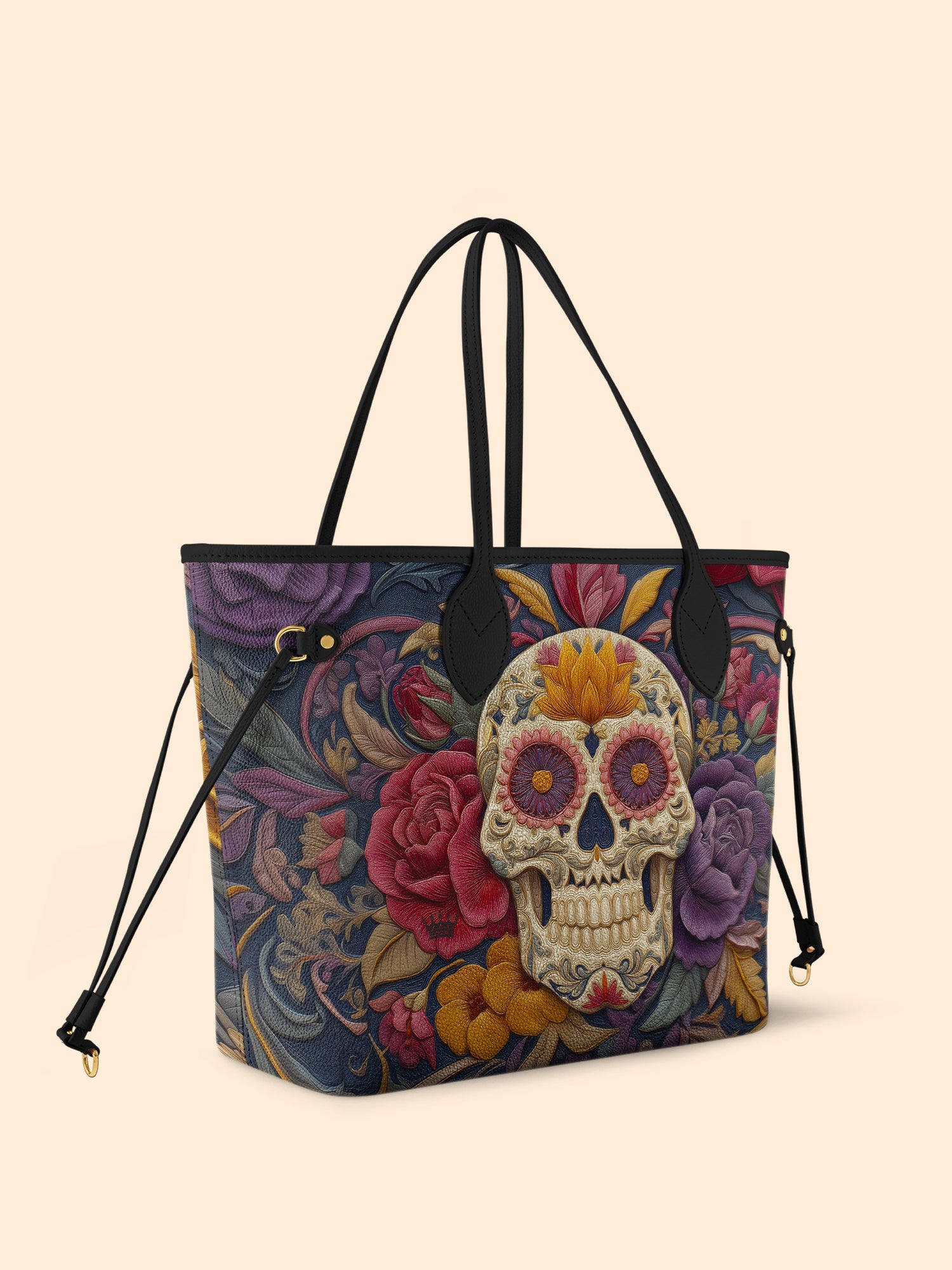 Flor de Muerte Classic Shopper Tote LB0HH026