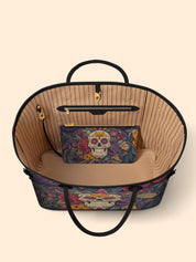 Flor de Muerte Classic Shopper Tote LB0HH026
