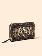 Teal Requiem Slimline Zippy Wallet LB0XD021