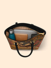 The Reader Beneath Sleek Leather Tote LB0TD026