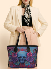 Crimson Flora Classic Shopper Tote LB0HH022