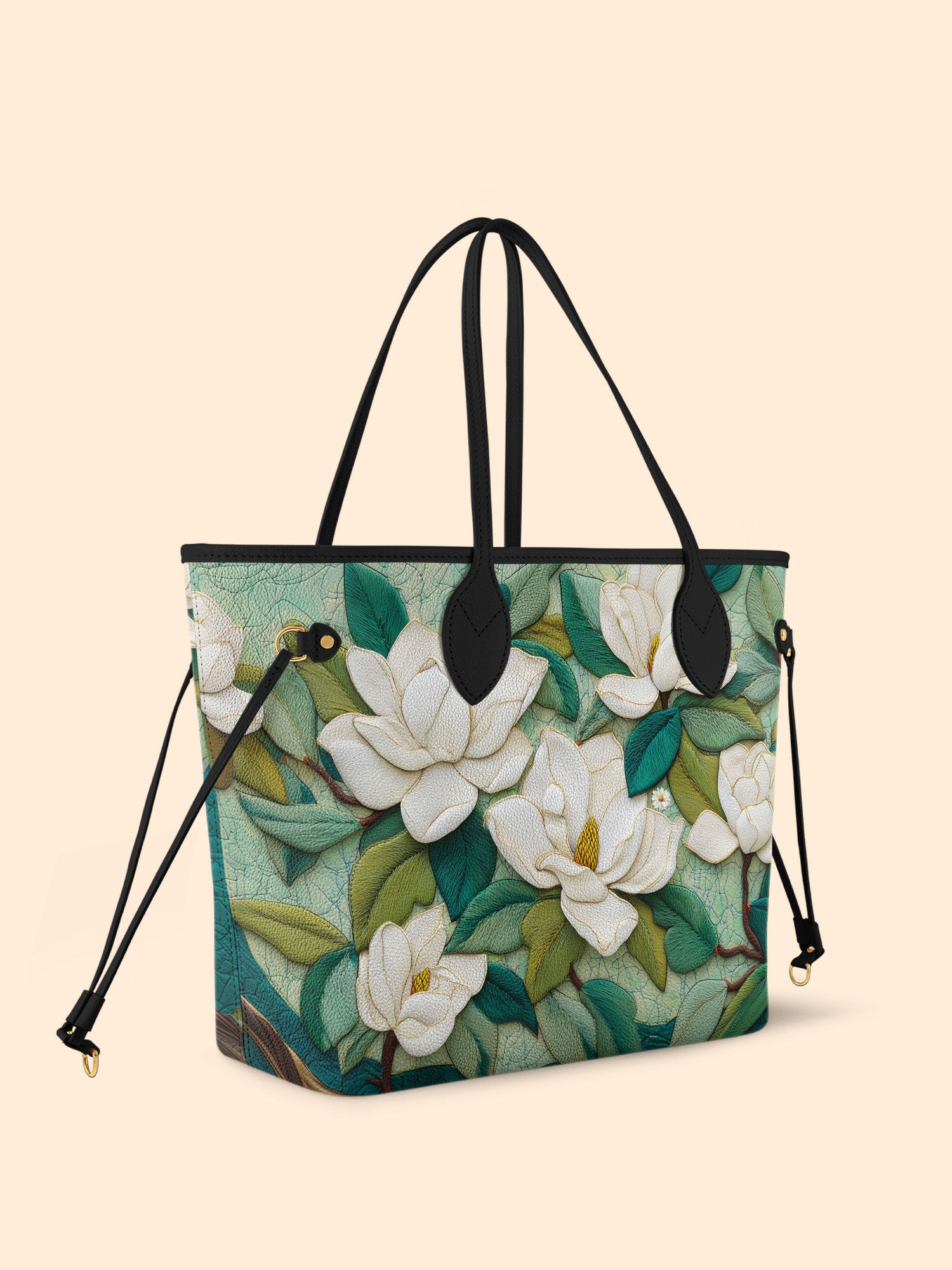 Elegant Magnolia Classic Shopper Tote LB0TH002