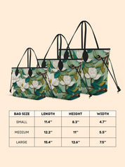 Elegant Magnolia Classic Shopper Tote LB0TH002