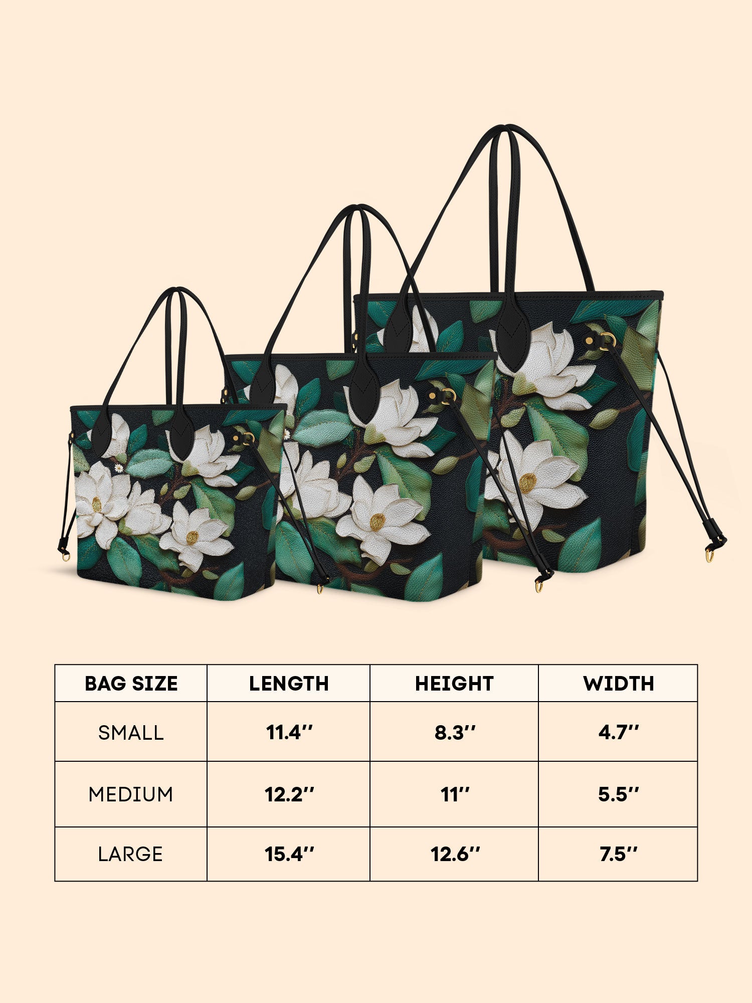 Timeless Magnolia Classic Shopper Tote LB0TH004