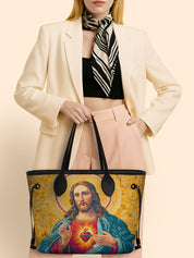 Sacred Heart of Jesus Classic Shopper Tote LB0HH011