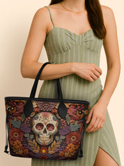 Vibrant Calavera Classic Shopper Tote LB0HH025