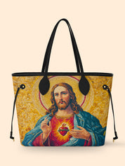 Sacred Heart of Jesus Classic Shopper Tote LB0HH011