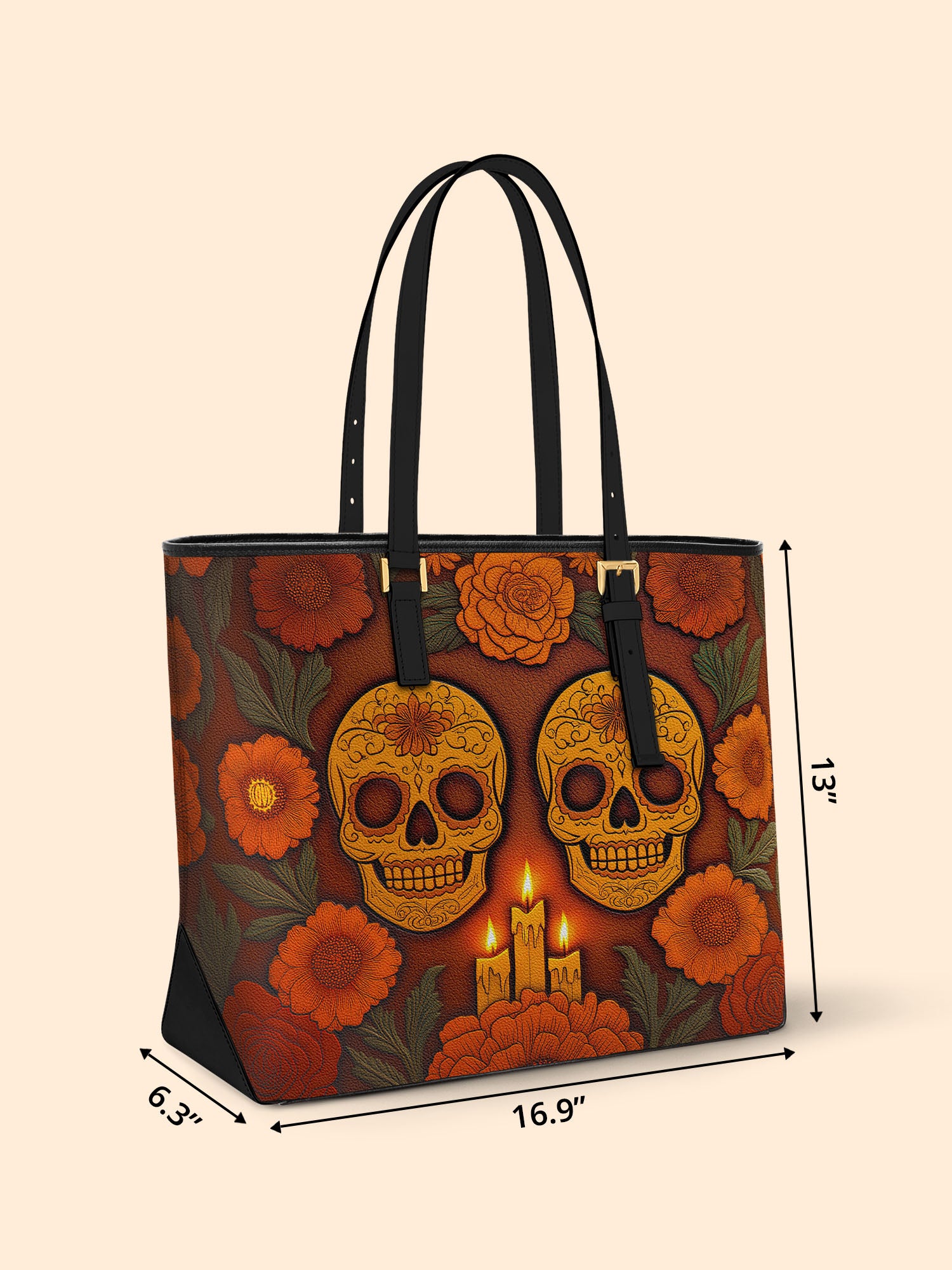 Eternal Glow Sleek Leather Tote LB0TD021
