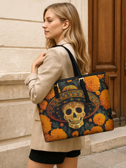 Marigold Spirit Sleek Leather Tote LB0TD018