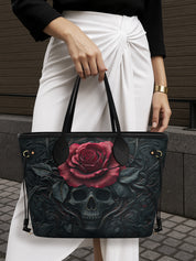 Obsidian Rose Classic Shopper Tote LB0XD044