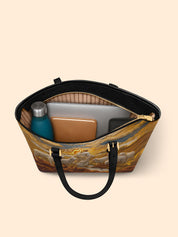 Guided by the Sun Sleek Leather Tote LB0TD012