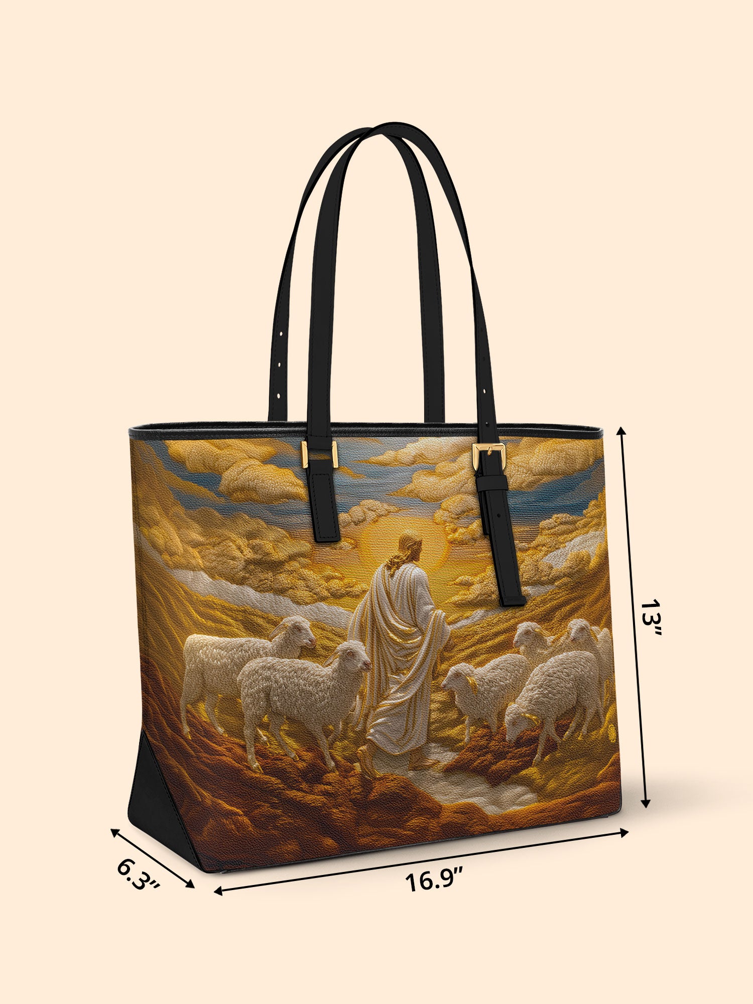 Guided by the Sun Sleek Leather Tote LB0TD012
