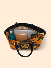 Marigold Spirit Sleek Leather Tote LB0TD018