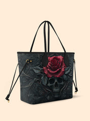 Obsidian Rose Classic Shopper Tote LB0XD044
