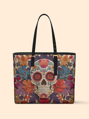 Day of Petals Sleek Leather Tote LB0HH028