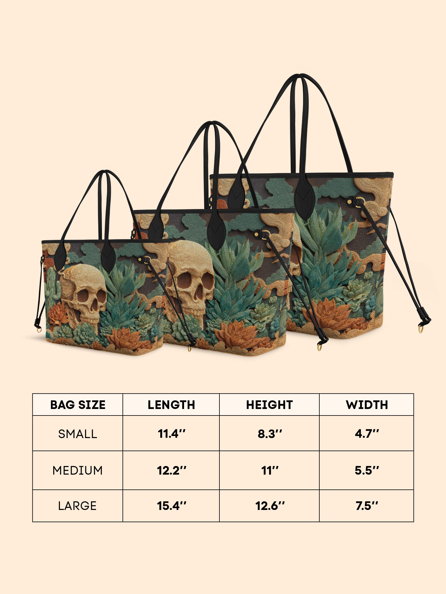 Sage Skull Classic Shopper Tote LB0XD013